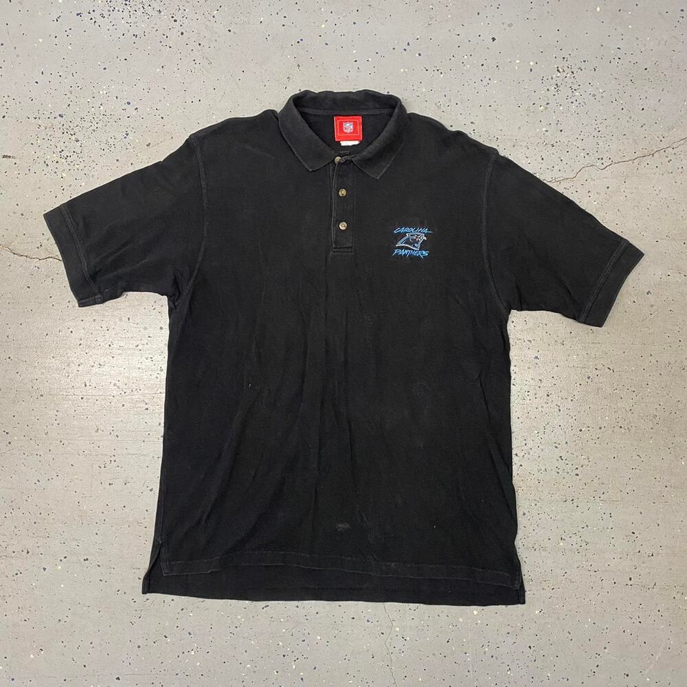Y2K/90s Carolina Panthers Polo Shirt